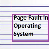 page fault