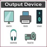 output devices of computer and their functions