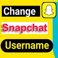 how to change snapchat username