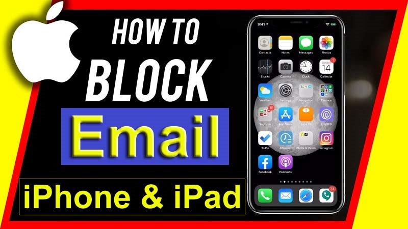 how do i block emails from coming to my iphone