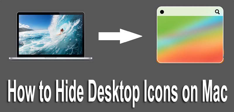 how to hide mac desktop icons