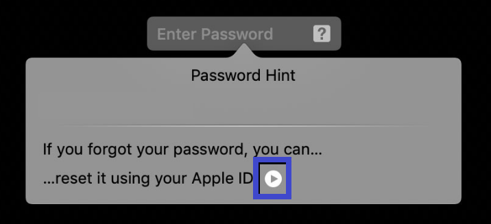 how to reset lost mac password