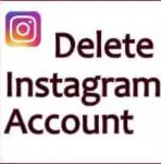 how to delete instagram account