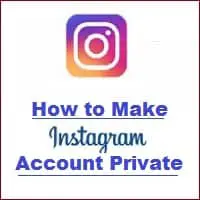 how to make instagram account private