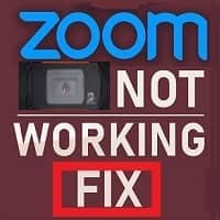 Zoom Camera Not Working on Mac