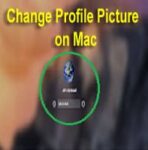 how to change profile picture on Mac