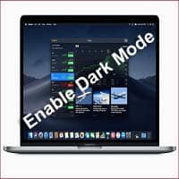 Enable Dark Mode on Mac