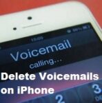how to delete voicemails on iPhone