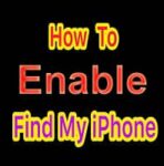 how to turn on find my iphone