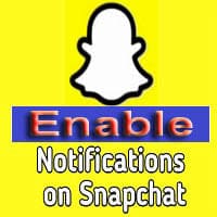 how to enable snapchat notifications