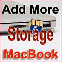 how to add more storage to mac