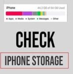 how to check memory on iphone