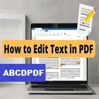 edit text on pdf file