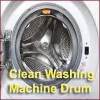 Clean Washing Machine Drum