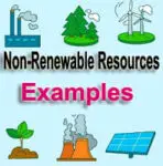 Examples of Non Renewable Resources