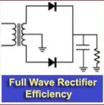 Full Wave Rectifier Efficiency