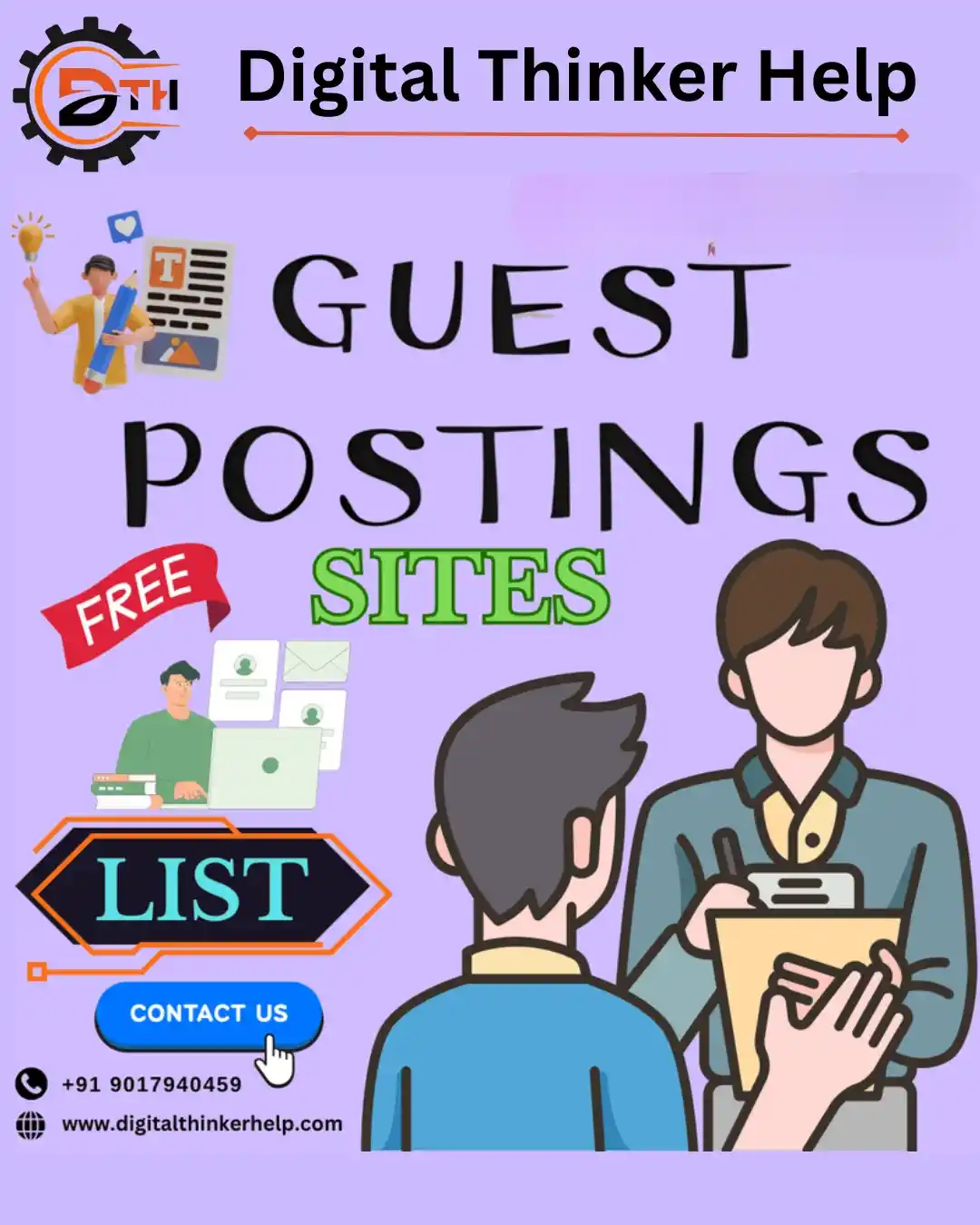 2000+ Free Guest Posting Sites