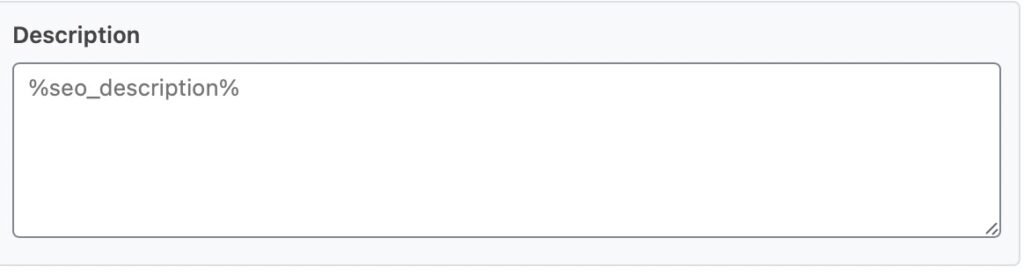 Service Schema Type Setup