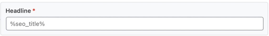 Service Schema Type Setup