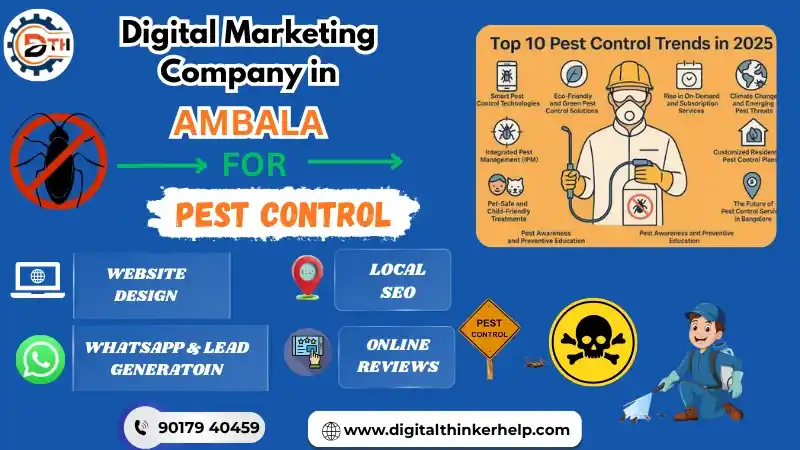 Digital Marketing Services in Ambala for Pest Control