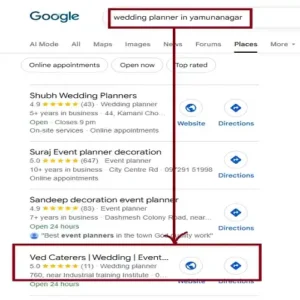 wedding planner in yamunanagar